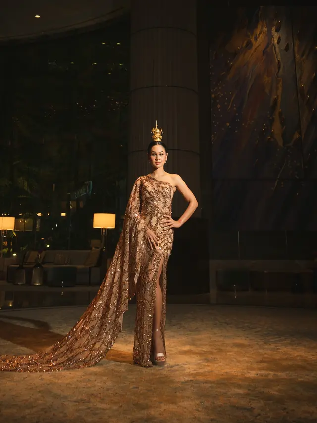 7 Potret Andien Pertama Kali Manggung di Bangkok, Penampilannya Curi Perhatian