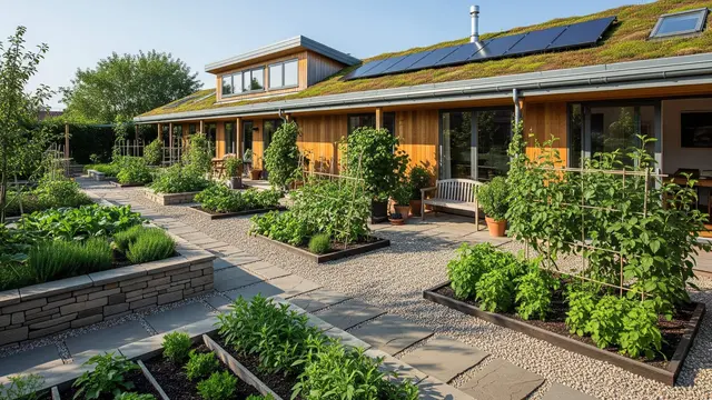 Desain Rumah Ramah Lingkungan dengan Kebun Sayur