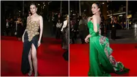 Ragam Gaya Elvira Devinamira Debut di Karpet Merah Festival Film Cannes 2025, Salah Satunya Pakai Gaun Desainer Indonesia