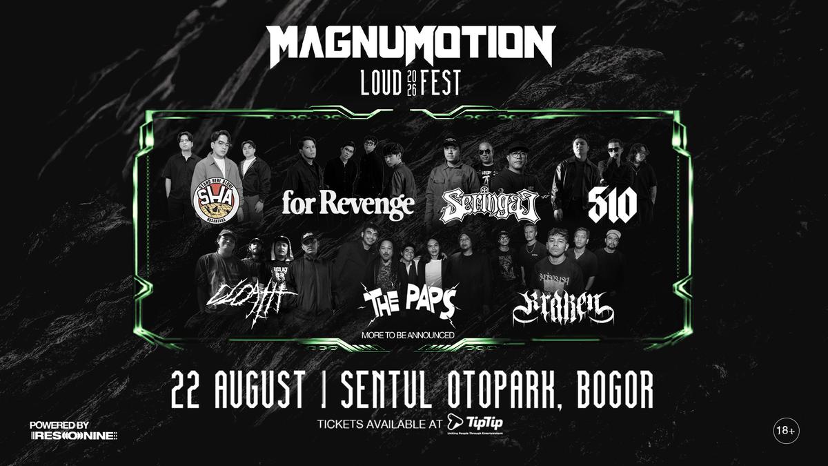 Magnumotion Loud Fest Bogor Hadirkan Seringai hingga For Revenge Sebagai Headliner