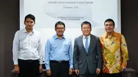 Bank of China Cabang Jakarta melakukan penandatanganan pemberian fasilitas kredit bilateral senilai Rp 600 milyar dengan PT Waskita Karya (Persero) Tbk. (Wilfridus Setu Embu/Merdeka.com)