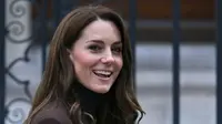 Kate Middleton saat di Galeri Potret Nasional di pusat kota London pada 4 Februari 2025. (Dok: JUSTIN TALLIS / AFP)
