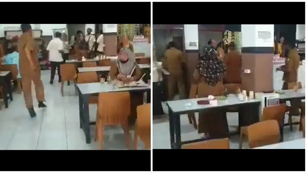 Viral PNS Berlarian Ketika di Razia Satpol PP Saat Nongkrong di Warkop, Tuai Komentar
