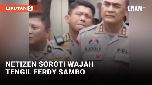 VIDEO: Wajah Tengil Ferdy Sambo Disorot Netizen