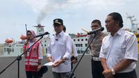 Menteri Perhubungan (Menhub) Budi Karya Sumadi memprediksi pergerakan masyarakat selama masa Lebaran 2023 (Idul Fitri 1444 H) bisa mencapai 123,8 juta orang. (Liputan6.com/Tira Santia)