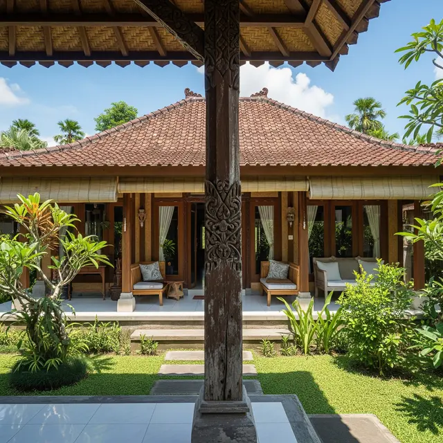 9 Model Tiang Teras Rumah yang Estetik