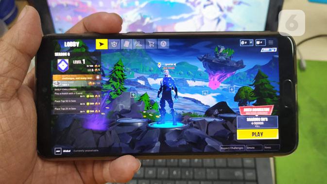 Fortnite resmi meluncur di perangkat Android. / Yuslianson