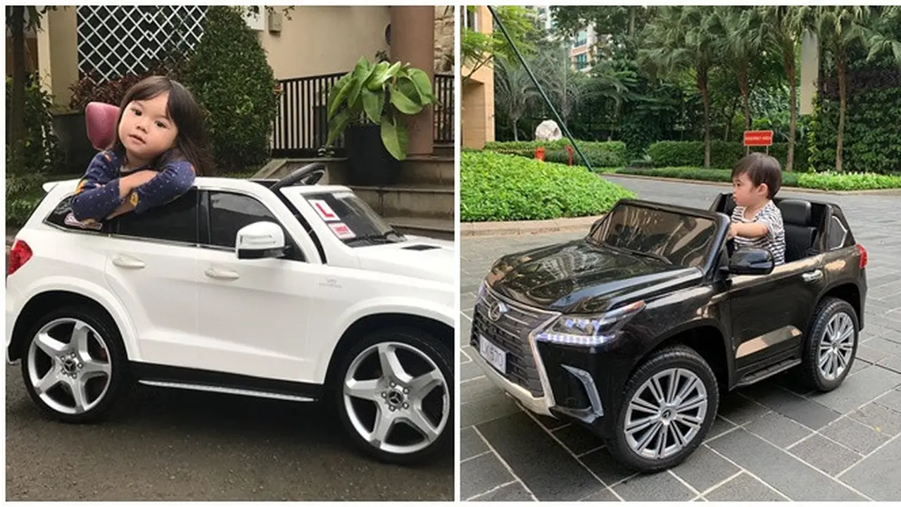 5 Anak Artis Ini Punya Mobil Mainan Mahal dan Mewah, Jiwa Netizen Berontak