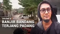Banjir Bandang Terjang Perumahan Warga di Kota Padang