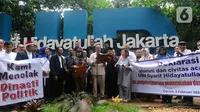 Seruan Ciputat mendesak Presiden Jokowi untuk bersikap netral dan menjadi pengayom bagi seluruh kontestan Pemilu 2024. (merdeka.com/Arie Basuki)