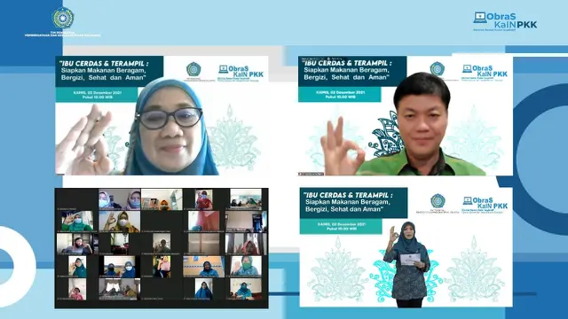 Obrolan Santai Kader Inspiratif PKK Berbagai Tips Siapkan Makanan Bergizi