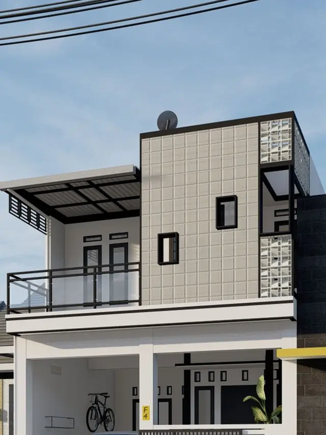 Rumah 2 Lantai Sederhana Budget Rp 200 Juta