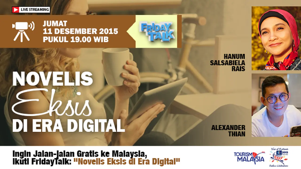 #FridayTalk Novelis Eksis di Era Digital