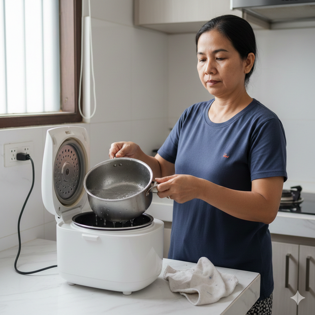 7 Kesalahan Umum saat Membersihkan Rice Cooker yang Bikin Cepat Rusak