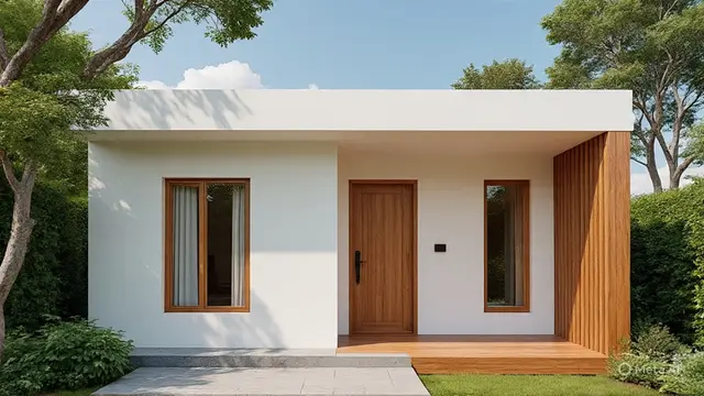 Desain Rumah Warna Putih Terbaru Tipe 36