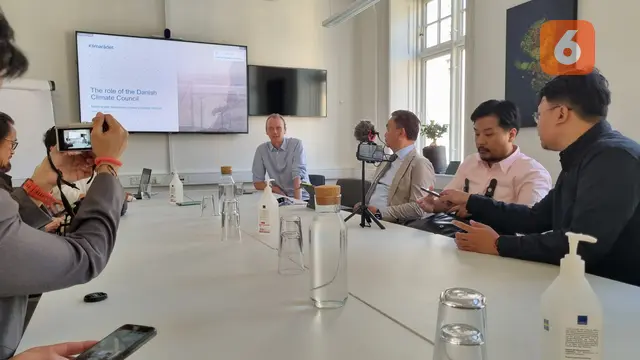 Danish Council on Climate Change, badan ahli independen yang memberikan nasihat tentang bagaimana transisi ke masyarakat rendah karbon dapat dilakukan dengan dapat dilakukan dengan biaya yang efektif.(Liputan6.com/Tanti Yulianingsih)