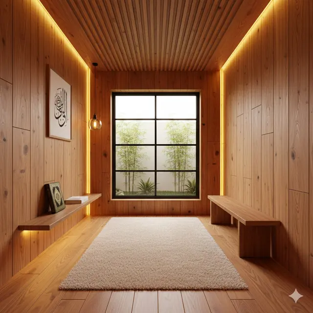 7 Model Mushola Rumah Kecil Tapi Tenang, Tempat Ibadah Nyaman meski Lahan Terbatas