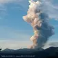 Gunung Dukono di Halmahera Utara kembali mengalami erupsi, Rabu (3/1/2024), pukul 06.52 WIT. (Liputan6.com/ Dok Magma ESDM)