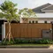 Model Pagar Bambu Modern yang Cocok untuk Rumah Minimalis/Gemini AI