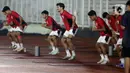 Laga kedua timnas akan berlangsung di Stadion Utama Gelora Bung Karno, Jakarta pada Selasa (29/7/2025). (Liputan6.com/Helmi Fithriansyah)