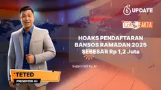 Cek Fakta Liputan6.com mendapati kalim link pendaftaran bansos Ramadan 2025 sebesar Rp 1,2 juta. Benarkah?