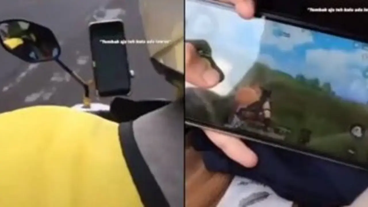 Aksi Ojol Minta Tolong Penumpang Lanjutkan Main Game saat Perjalanan Ini Kocak Banget