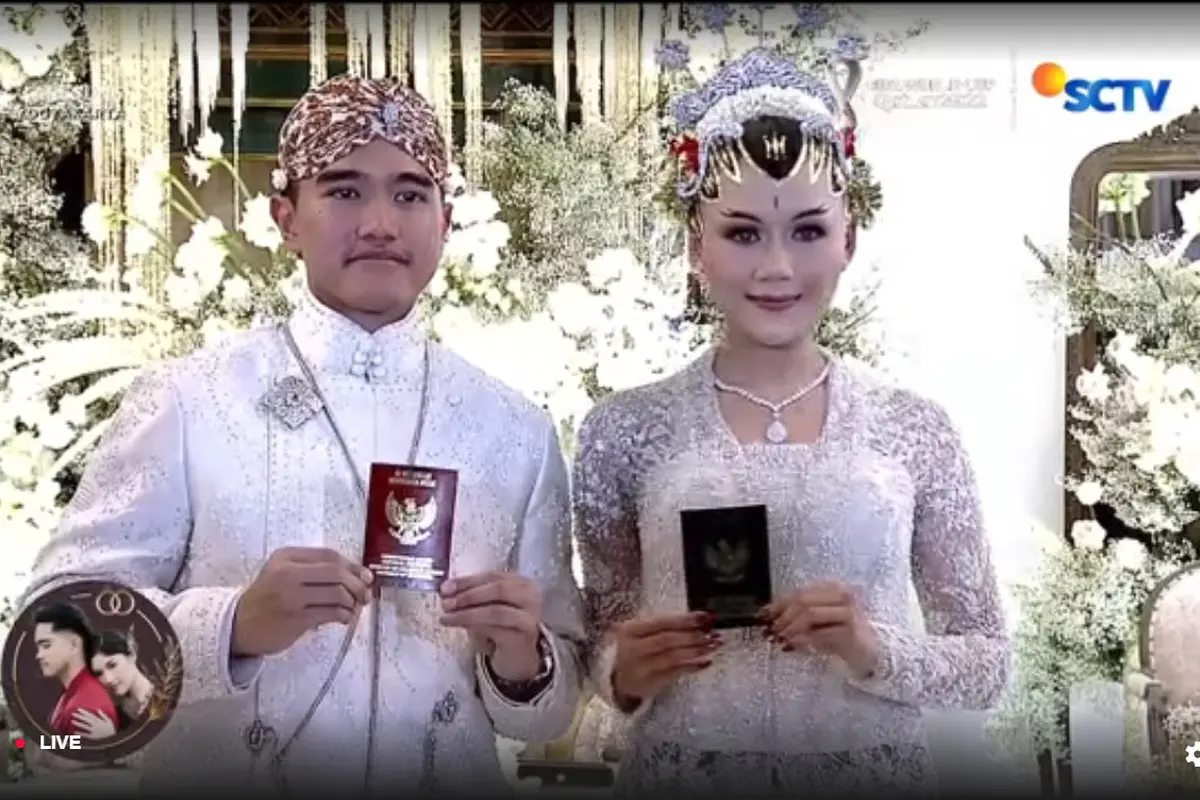 Sah! Kaesang Pangarep dan Erina Gudono Resmi Menikah