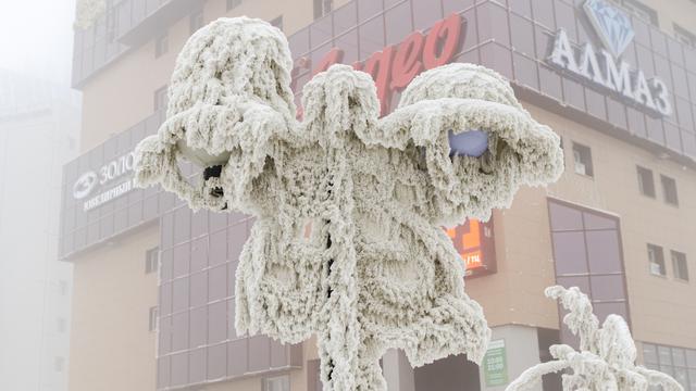 Suhu Ekstrem di Desa Yakutsk, Rusia