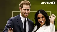 Banner Infografis Pangeran Harry dan Meghan Markle Mundur. (Sumber Foto: AFP)