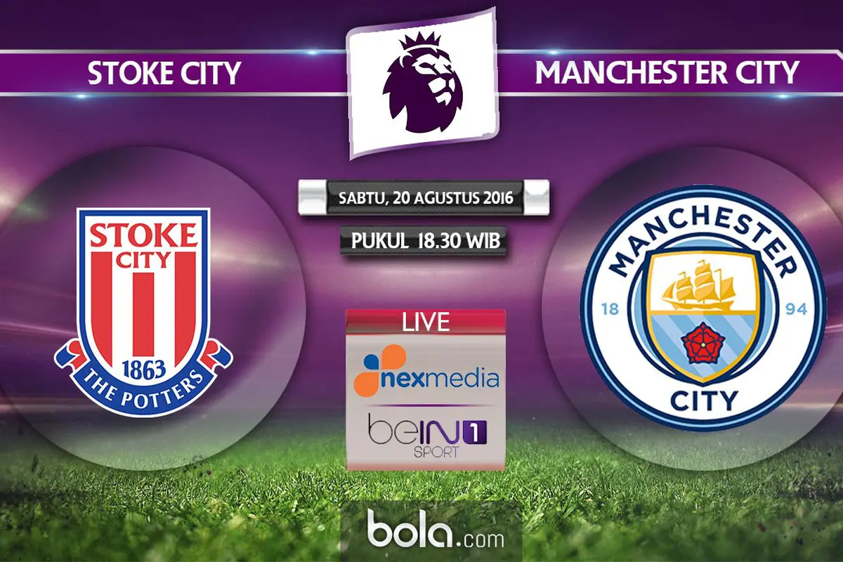 Stoke City vs Manchester City (Bola.com/Adreanus Titus)