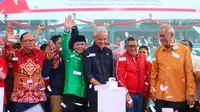 Ganjar Pranowo bersama Sahabat Ganjar resmikan Rumah Aspirasi Relawan Pemenangan Ganjar Pranowo yang berlangsung di Kecamatan Menteng, Kota Jakarta Pusat, DKI Jakarta, pada Kamis (1/6/2023). (Ist)