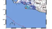 Gempa magnitudo 4,5 mengguncang Sukabumi, Rabu pagi, (2/10/2024). (Foto. BMKG).