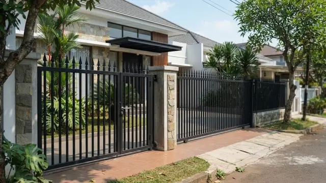 Pagar Anti Panjat yang Tetap Cantik