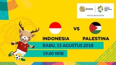 Timnas Indonesia U-23 menelan kekalahan 1-2 dari Palestina U-23 pada pertandingan kedua penyisihan Grup A Asian Games 2018 yang berlangsung di Stadion Stadion Patriot Candrabhaga, Bekasi, Rabu (15/8/2018).