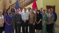 Para Pengajar Program Fulbright English Teaching Assistants Kembali ke Indonesia. Dok: Kedubes AS