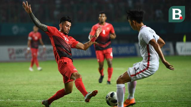 Sepak Bola : Indonesia Vs Hong Kong