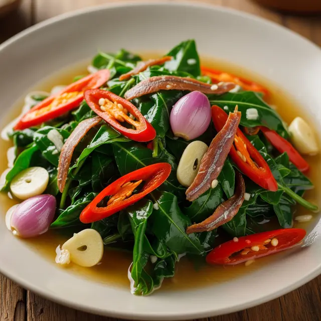 Resep Tumis Daun Pepaya Anti Pahit Lezat (Image by Gemini AI)