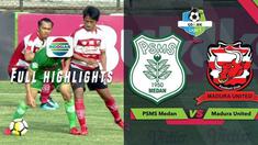 Berita video highlights lanjutan Gojek Liga 1 2018 bersama Bukalapak antara PSMS Medan melawan Madura United yang berakhir dengan skor 3-3, Sabtu (17/11/2018).