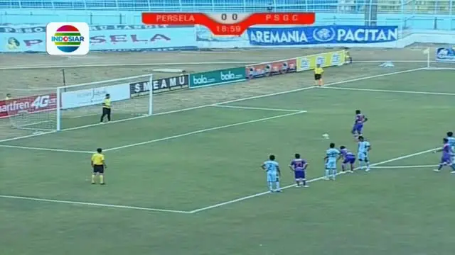 Highlights Piala Presiden 2015 di grup B antara Persela Lamongan vs PSGC Ciamis di Stadion Kanjuruhan, Malang, Sabtu (5/9).