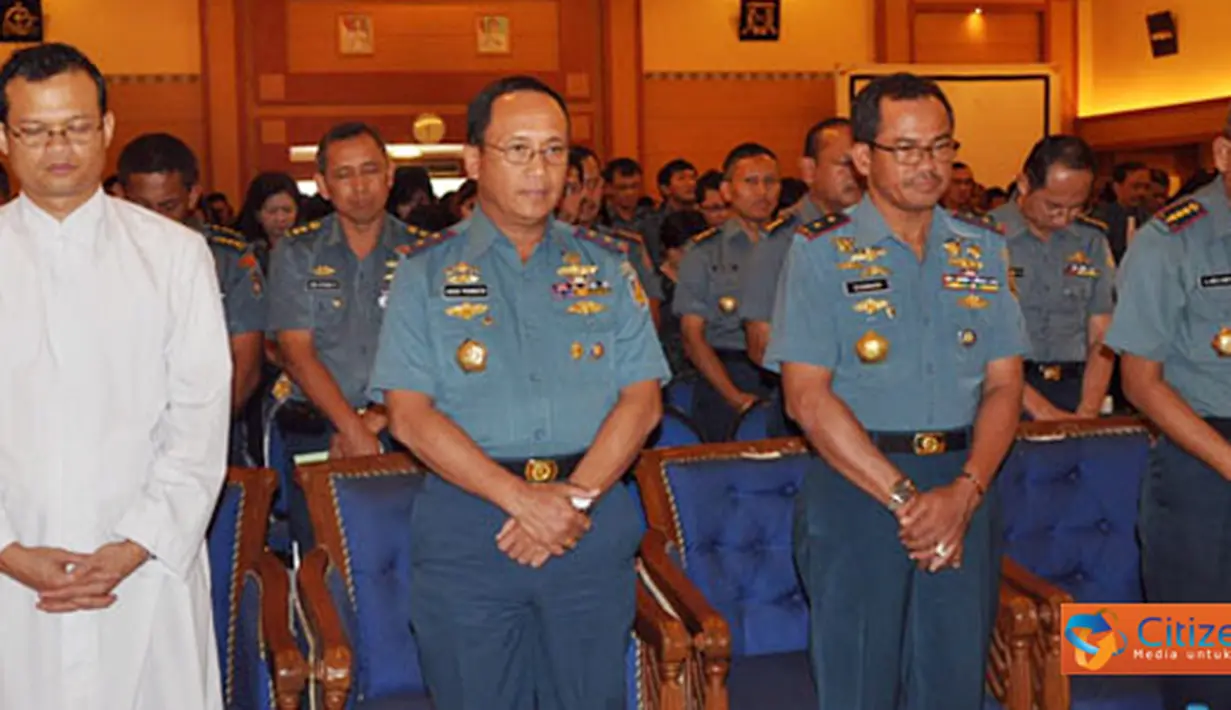 Ribuan Prajurit TNI AL Surabaya Rayakan Natal - Foto Liputan6.com
