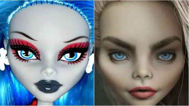 Setelah modifikasi, boneka-boneka Barbie ini berubah menjadi lebih cantik dan terlihat jauh berbeda dari bentuk aslinya.