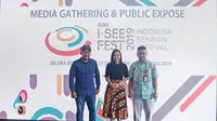 Media gathering dan first public announcement Indonesia Senayan Festival (I SEE Fest) 2019 di 100 Eatery and Bar Century Park Hotel, Senayan, Jakarta, 23 Januari 2019. (Liputan6.com/Asnida Riani)