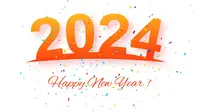 Ilustrasi Tahun Baru 2024. (Image by Harryarts on Freepik)