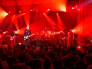Billy Corgan dari The Smashing Pumpkins tampil di Metro, Chicago, Amerika Serikat, 20 September 2022. (Photo by Rob Grabowski/Invision/AP)