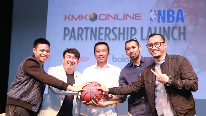 Launching Partnership NBA (Adrian Putra/bintang.com)