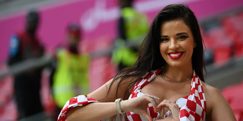 Pesona Fans Cantik Kroasia di Piala Dunia 2022