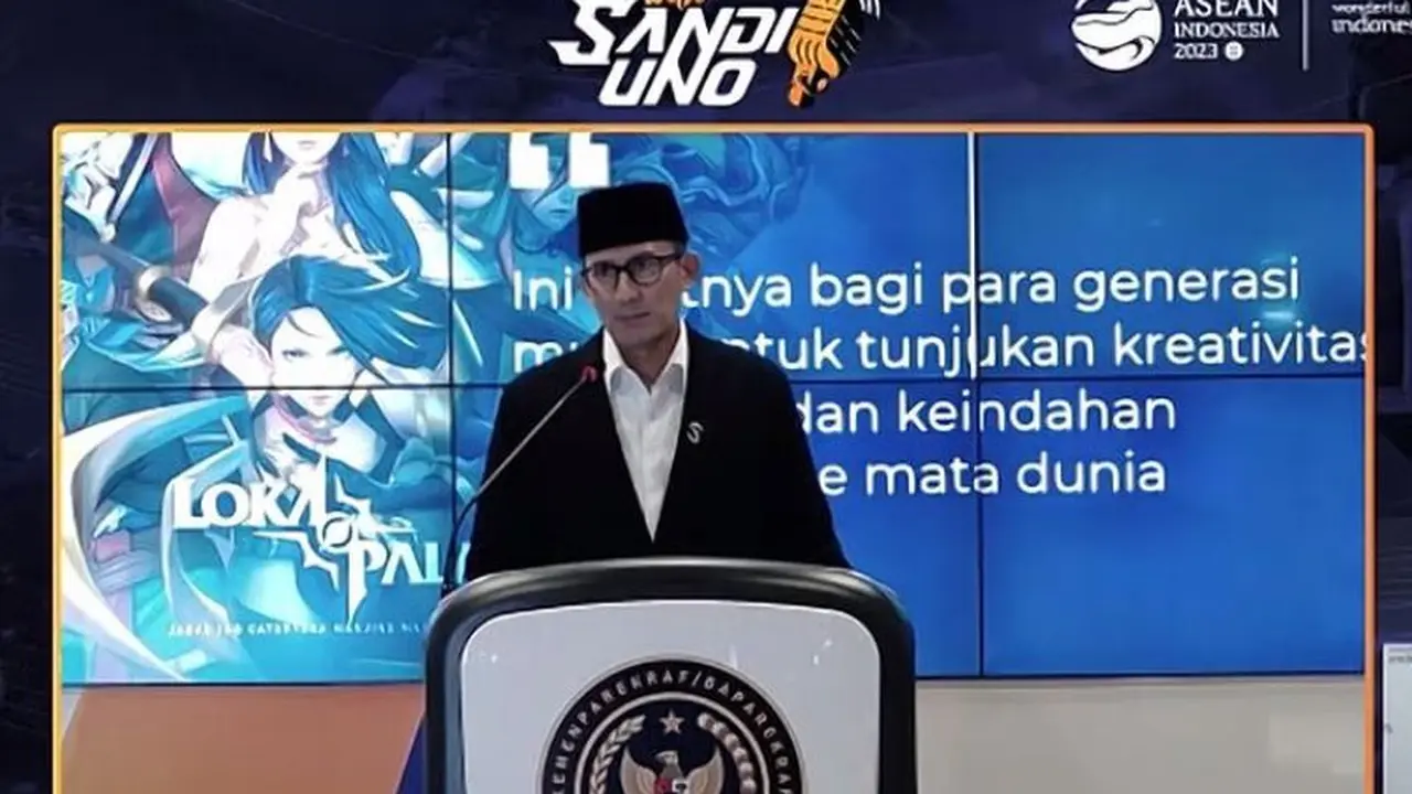 Menparekraf Sandiaga Uno di The Weekly Brief with Sandi Uno, Senin, 17 Juli 2023
