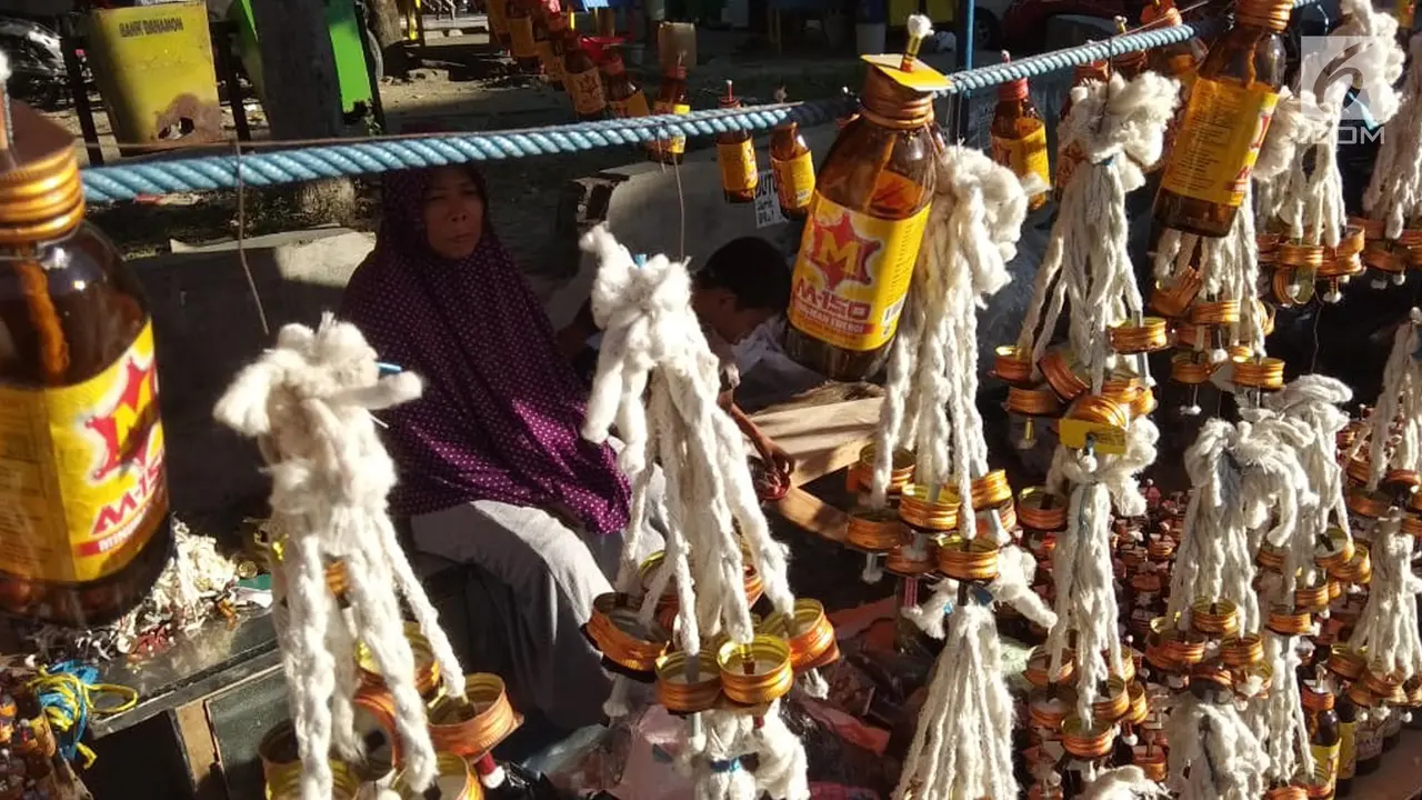 Jelang Idul Fitri, Penjual Lampu Tradisional Menjamur di Gorontalo