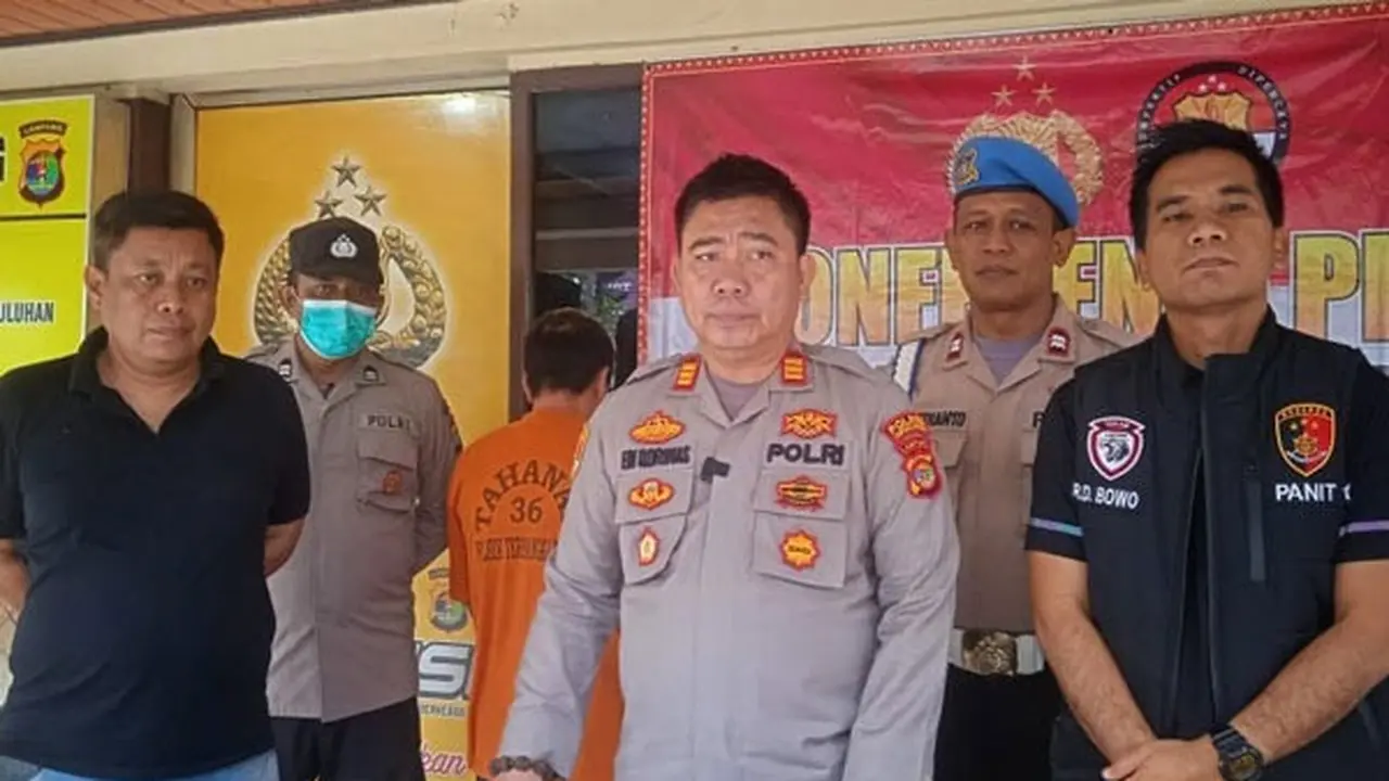 Polisi menangkap satu pelaku yang merampas emas dan uang Rp25 juta milik seorang nenek di Lampung Tengah, Provinsi Lampung. (Foto: Istimewa)