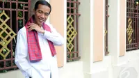 Presiden Terpilih Joko Widodo atau Jokowi usai menunaikan salat Jumat di Masjid Sunda Kelapa, Jakarta, Jumat (3/10/14). (Liputan6.com/Herman Zakharia)